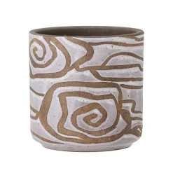 Bloomingville Blumentopf Lija mit abstraktem Muster