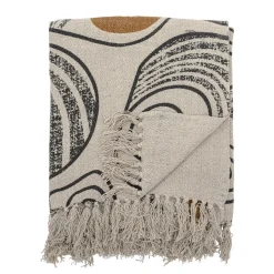 Bloomingville Decke, Überwurf Giano recycelte Baumwolle