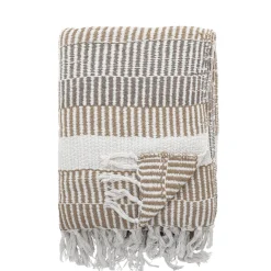 Bloomingville Decke Isnel aus recycelter Baumwolle