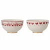 Bloomingville 2er Set Schüssel Jolly mit Muster
