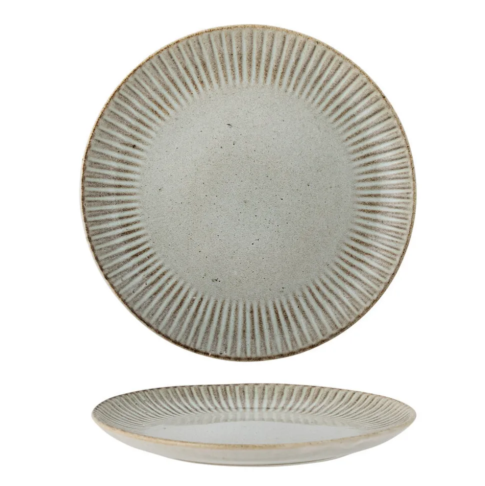 Bloomingville Fleur Teller klein, Natur, Steingut