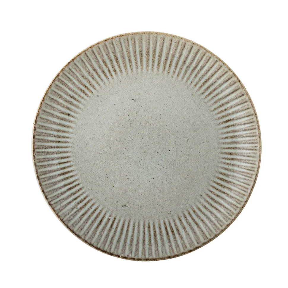 Bloomingville Fleur Teller klein, Natur, Steingut