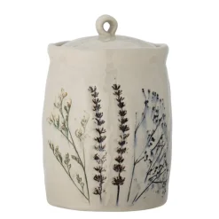 Bloomingville Gefäß mit Deckel Bea aus Steingut