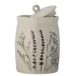 Bloomingville Gefäß mit Deckel Bea aus Steingut