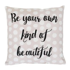 Bloomingville Kissen Phrase aus Baumwolle