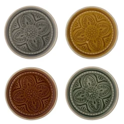 Bloomingville Kleine Teller Rani Steingut 4er