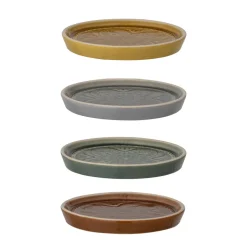 Bloomingville Kleine Teller Rani Steingut 4er