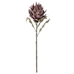 Bloomingville Kunstblume Protea Stiel, Violett