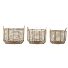 Bloomingville Mekkel Aufbewahrungskorb 3er Set Polyrattan