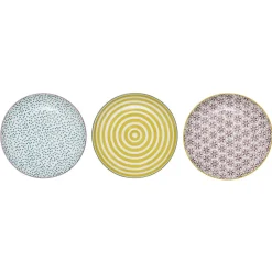 Bloomingville Patrizia Dessertteller, 3er, Steingut