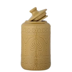 Bloomingville Rani Gefäß mit Deckel, Steingut