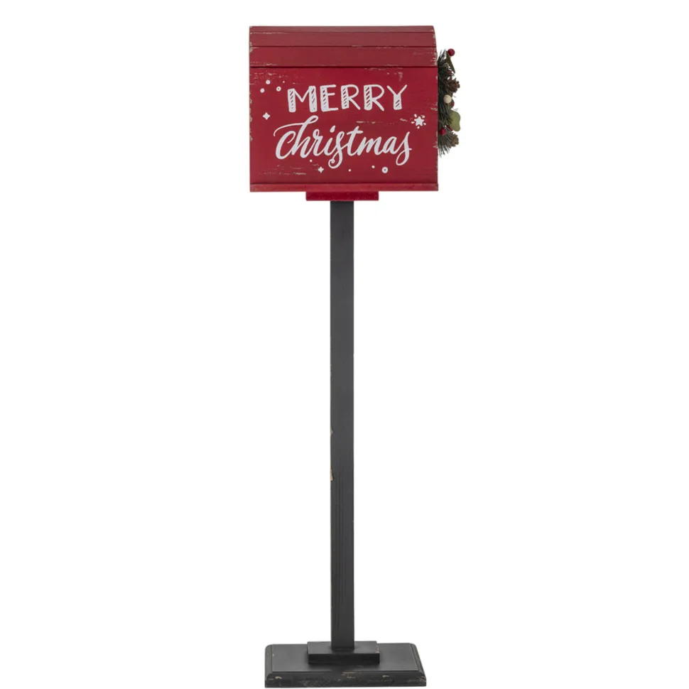 Bloomingville Santas Briefkasten Deko mit Standfuß