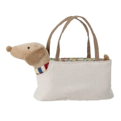 Bloomingville Soft Toy Hund mit Tasche Hilena