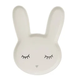 Bloomingville Teller Smilla Hase aus Steingut