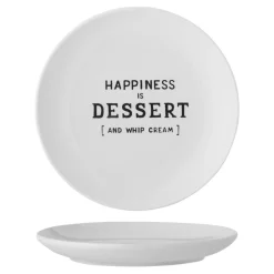 Bloomingville Telly Wendy mit Schrift, Steingut