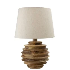 Bloomingville Tischlampe Svale aus Mangoholz