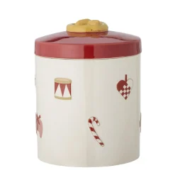 Bloomingville Yule Gefäß mit Deckel, Weihnachten