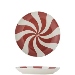 Bloomingville Yule Weihnachten Teller rot