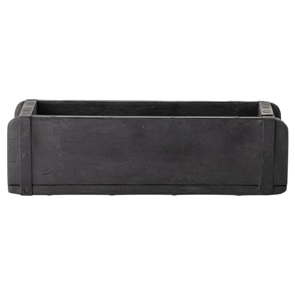 Bloomingville Ziegelform Black Box recyceltes Holz