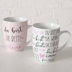 Boltze Becher beste Mama, 2er Set