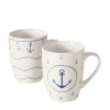 Boltze Becher Büsum mit Anker, 2er-Set