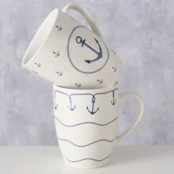 Boltze Becher Büsum mit Anker, 2er-Set