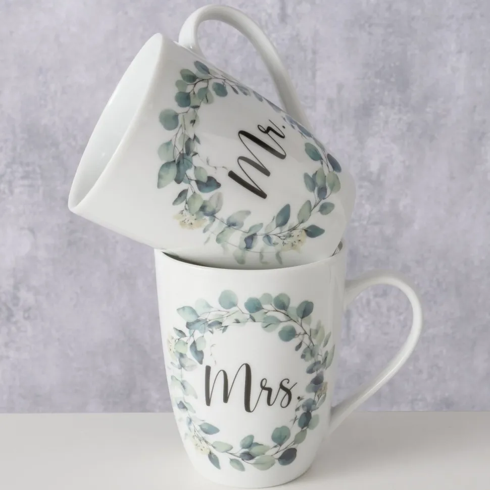 Boltze Becher Eukana Mr und Mrs, 2-teilig