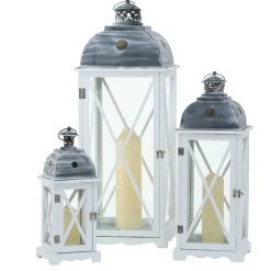 Boltze Deko Laternen Set Bristol 3er