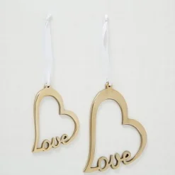 Boltze Dekoanhänger Love 2er Set