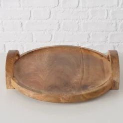 Boltze Dekotablett aus Mangoholz Julina