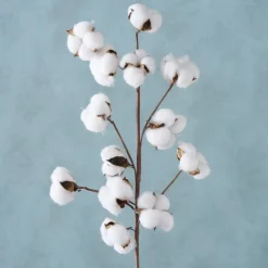 Boltze Dekozweig Baumwolle, künstlich