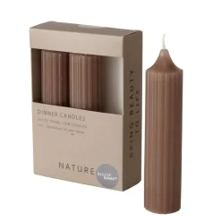 Boltze Dicke Stabkerzen Riffly Ø 3,5 cm, 3er Set