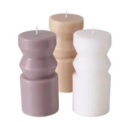 Boltze 3er Set Kerze in Sonderformen