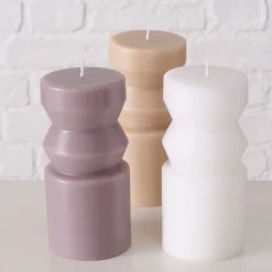 Boltze 3er Set Kerze in Sonderformen