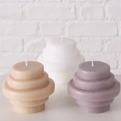 Boltze 3er Set Kerze in Sonderformen