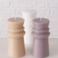 Boltze 3er Set Kerze in Sonderformen