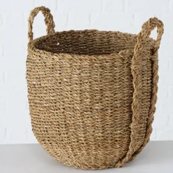 Boltze 3er Set Korb Sophy aus Seegras