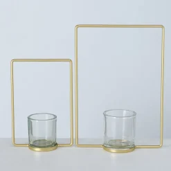 Boltze 2er Set Teelichthalter Franjo