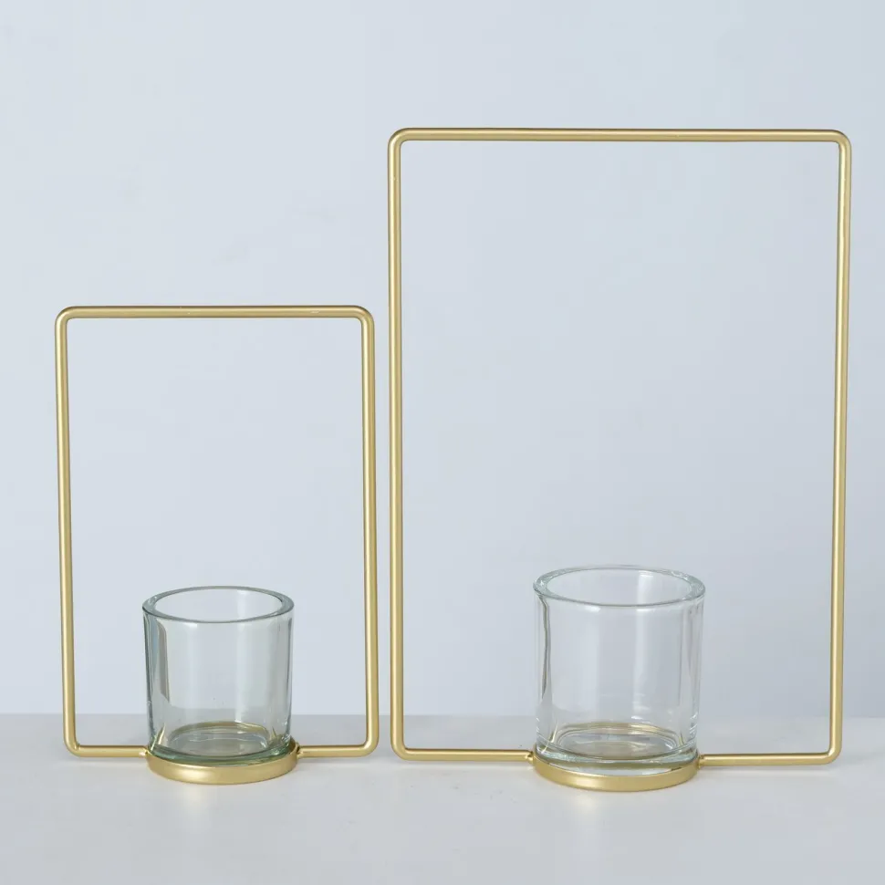 Boltze 2er Set Teelichthalter Franjo