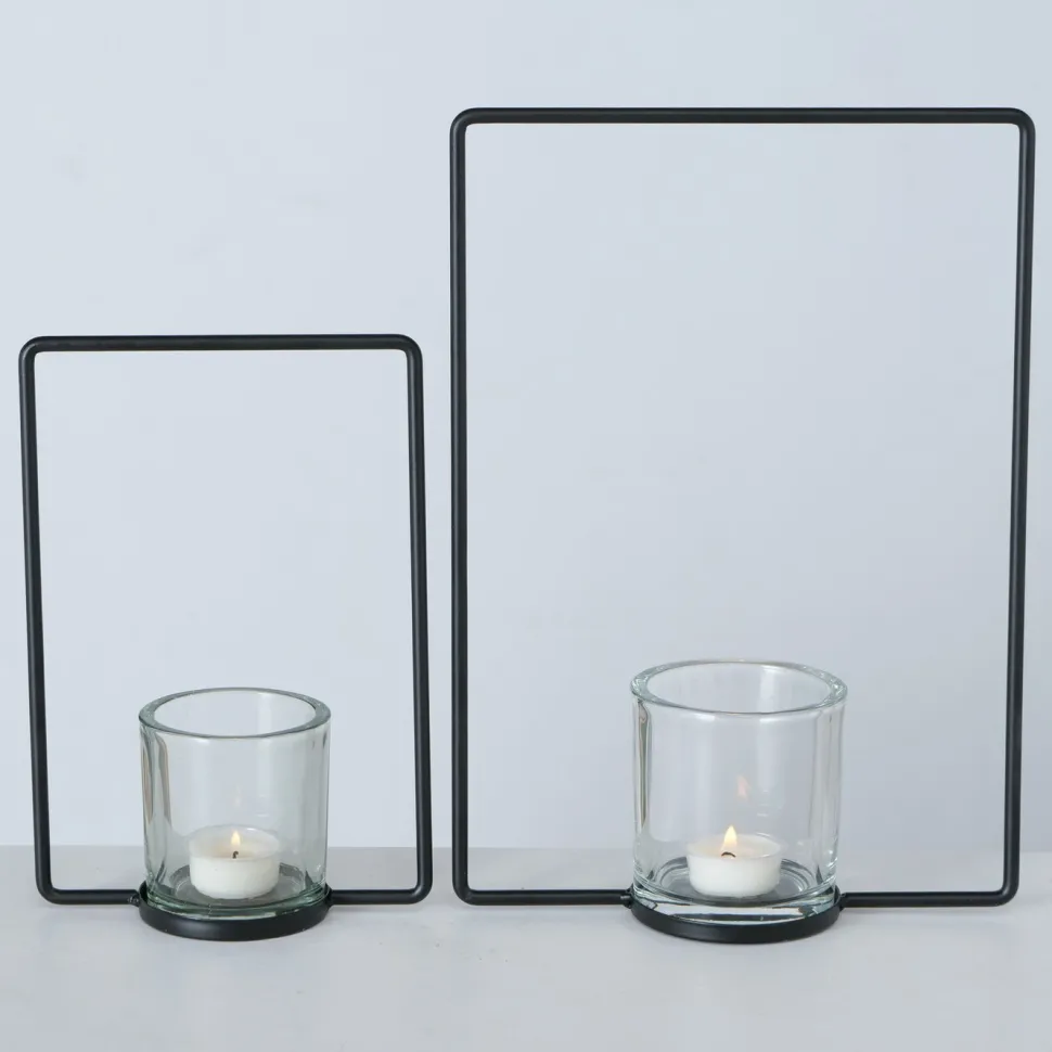 Boltze 2er Set Teelichthalter Franjo