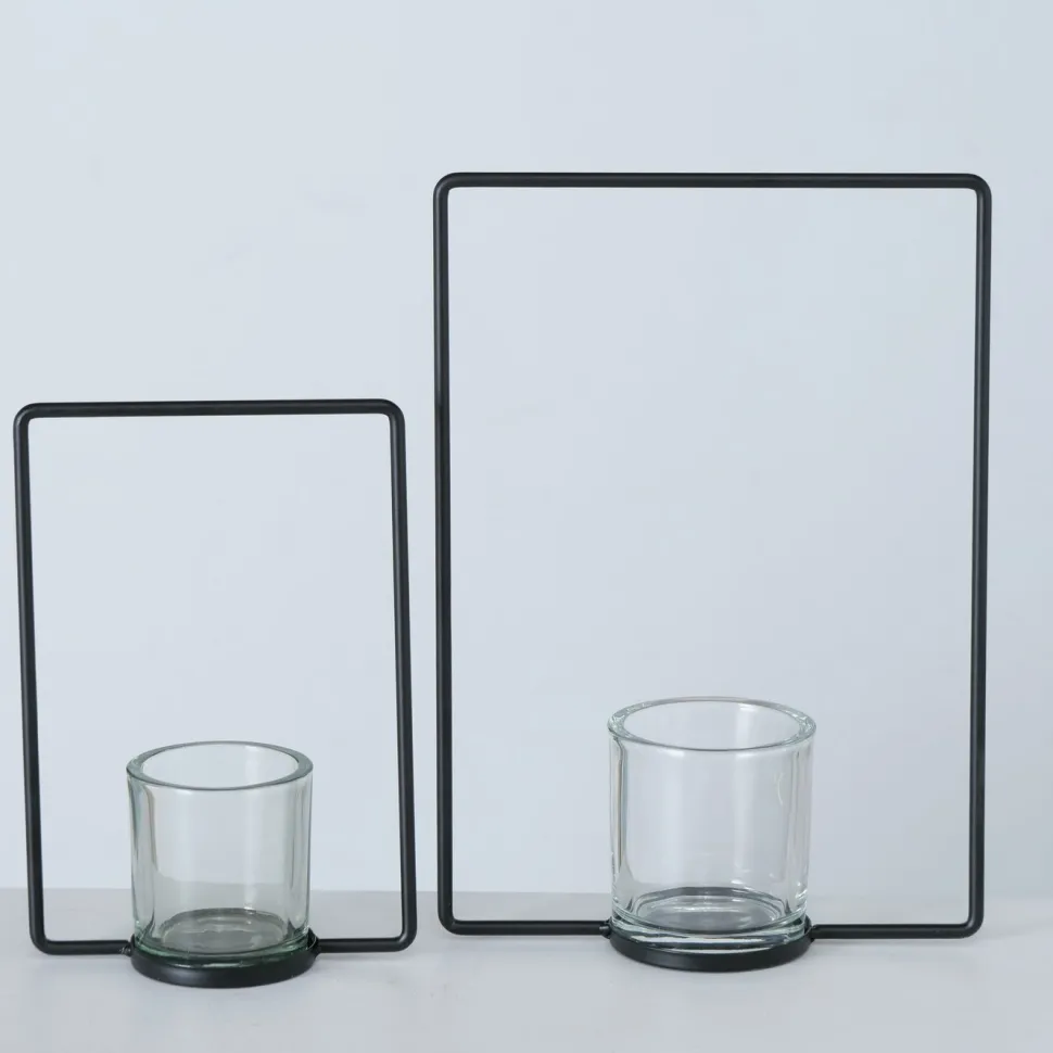 Boltze 2er Set Teelichthalter Franjo