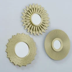 Boltze 3er Set Wandspiegel Lexi