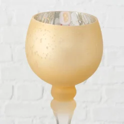 Boltze 3er Set Windlicht Manou silber