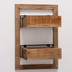 Boltze Holz Pflanzkisten für die Wand Übertopf Aneta