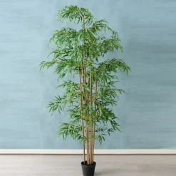 Boltze Kunstpflanze Bambus im Topf