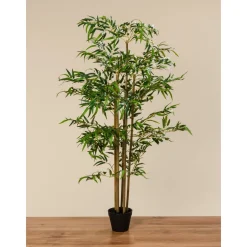 Boltze Kunstpflanze Bambus im Topf