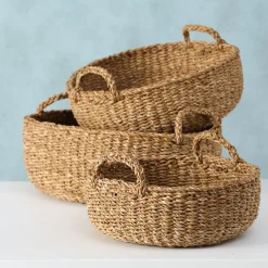 Boltze Seegras Korb Sophy 3-teilig