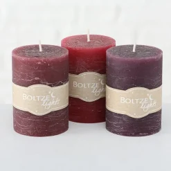 Boltze Stumpenkerze 3er