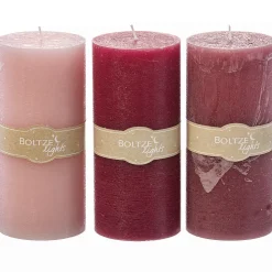 Boltze Stumpenkerze 3er