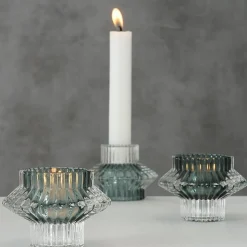 Boltze Teelichthalter Phyllis 3er Set